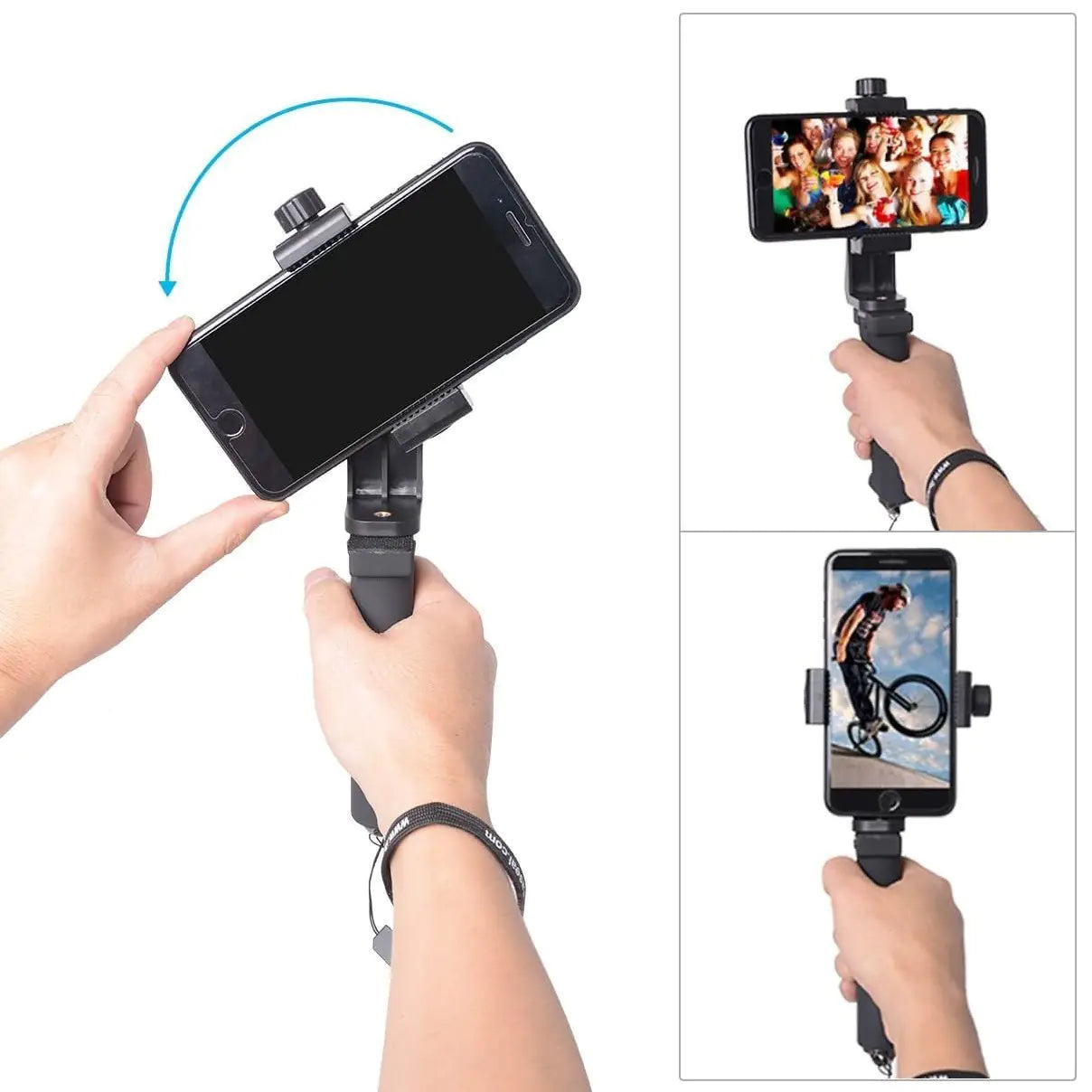 360-Degree Rotating Phone Holder for Photography